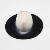 Harlowe in Black Gradient Wool Felt