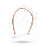 Halsey Satin Birdcage Veil