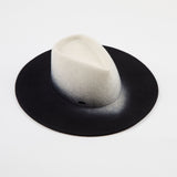 Harlowe in Black Gradient Wool Felt