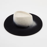 Harlowe in Black Gradient Wool Felt