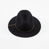 Sandy in Black Wool Felt