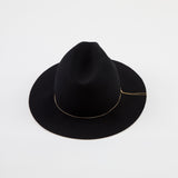 Sandy in Black Wool Felt