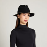 Sandy in Black Wool Felt