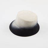 Ruby in Black Gradient Wool Felt