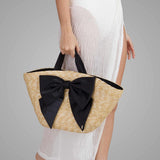 Carlotta Natural Straw Tote