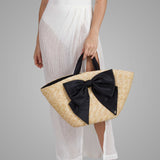 Carlotta Natural Straw Tote
