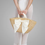 Carlotta Natural Straw Tote