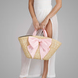 Carlotta Natural Straw Tote