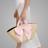 Carlotta Natural Straw Tote