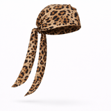 Gigi Leopard Satin Headscarf