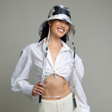 Ally in Ivory/Beige/Navy - Eugenia Kim