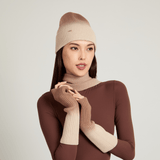 Amalia in Camel Gradient Merino Wool