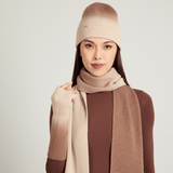 Amalia in Camel Gradient Merino Wool