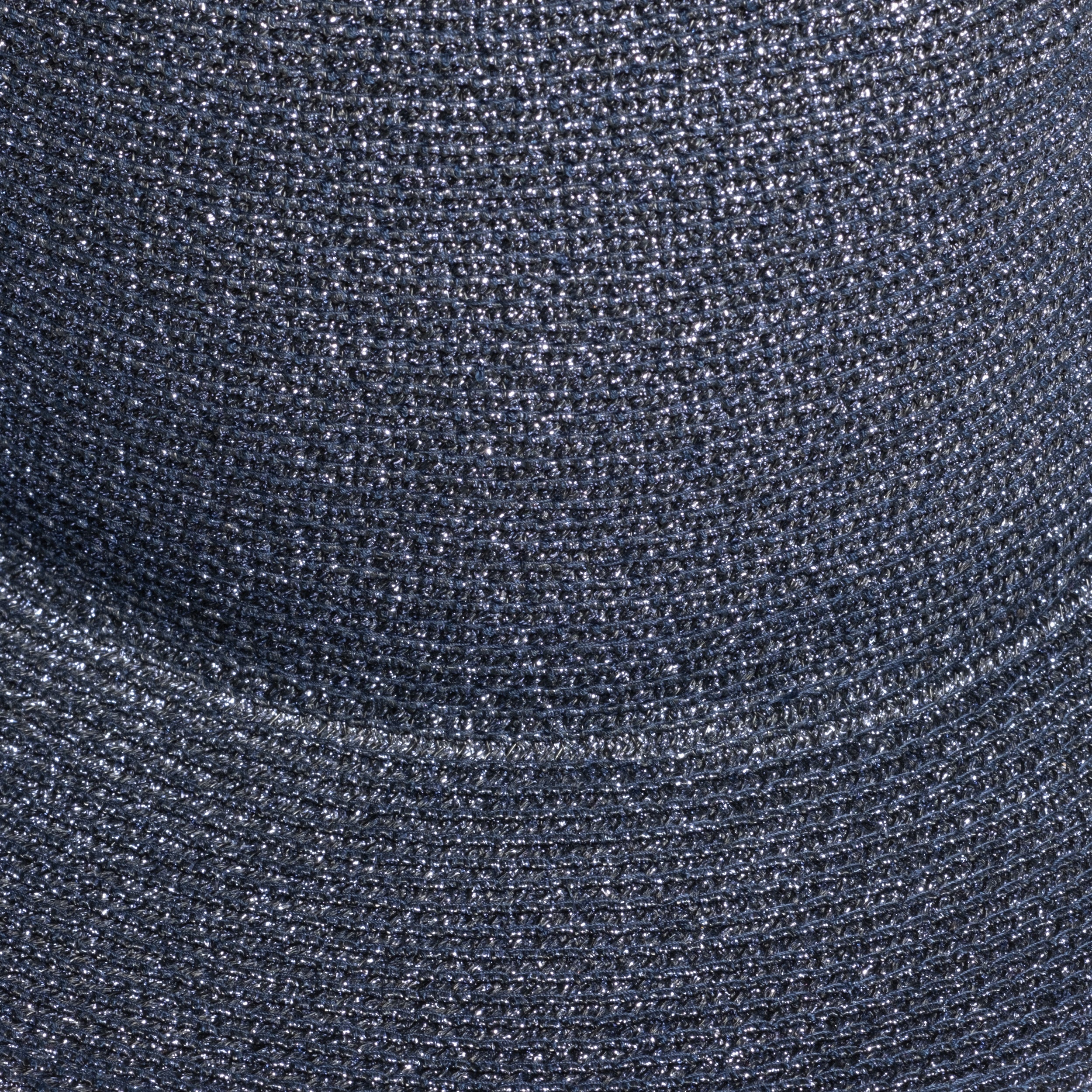 Blaine in Navy Metallic Straw - Eugenia Kim