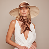 Bunny in Ivory w/Satin Scarf - Eugenia Kim