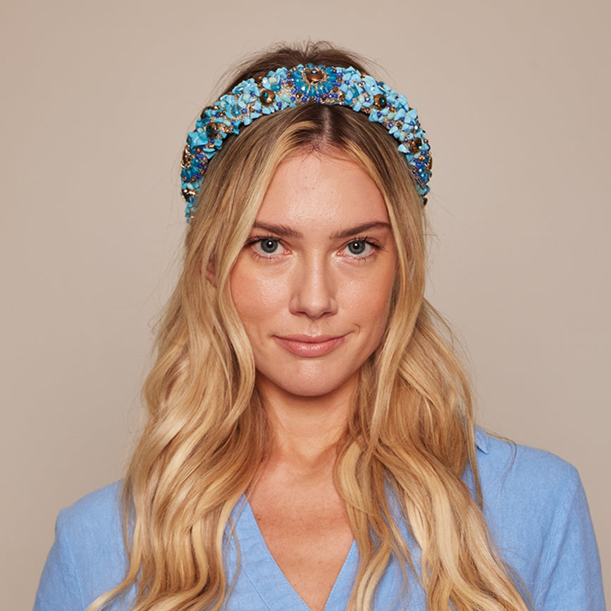 Cora in Turquoise/multi - Eugenia Kim