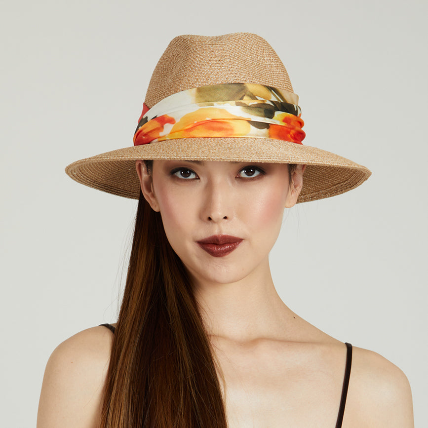 Courtney Toyo Packable Fedora