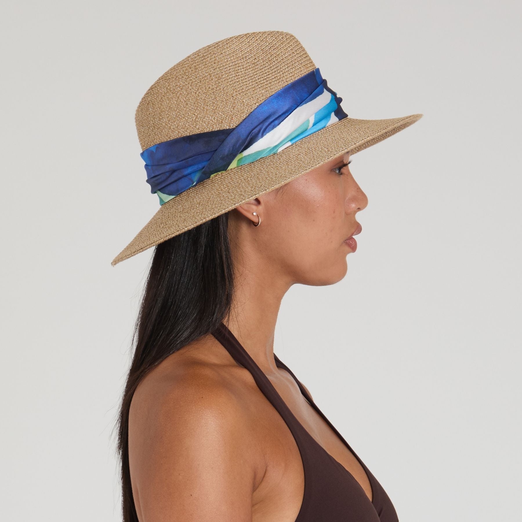 Courtney Toyo Packable Fedora