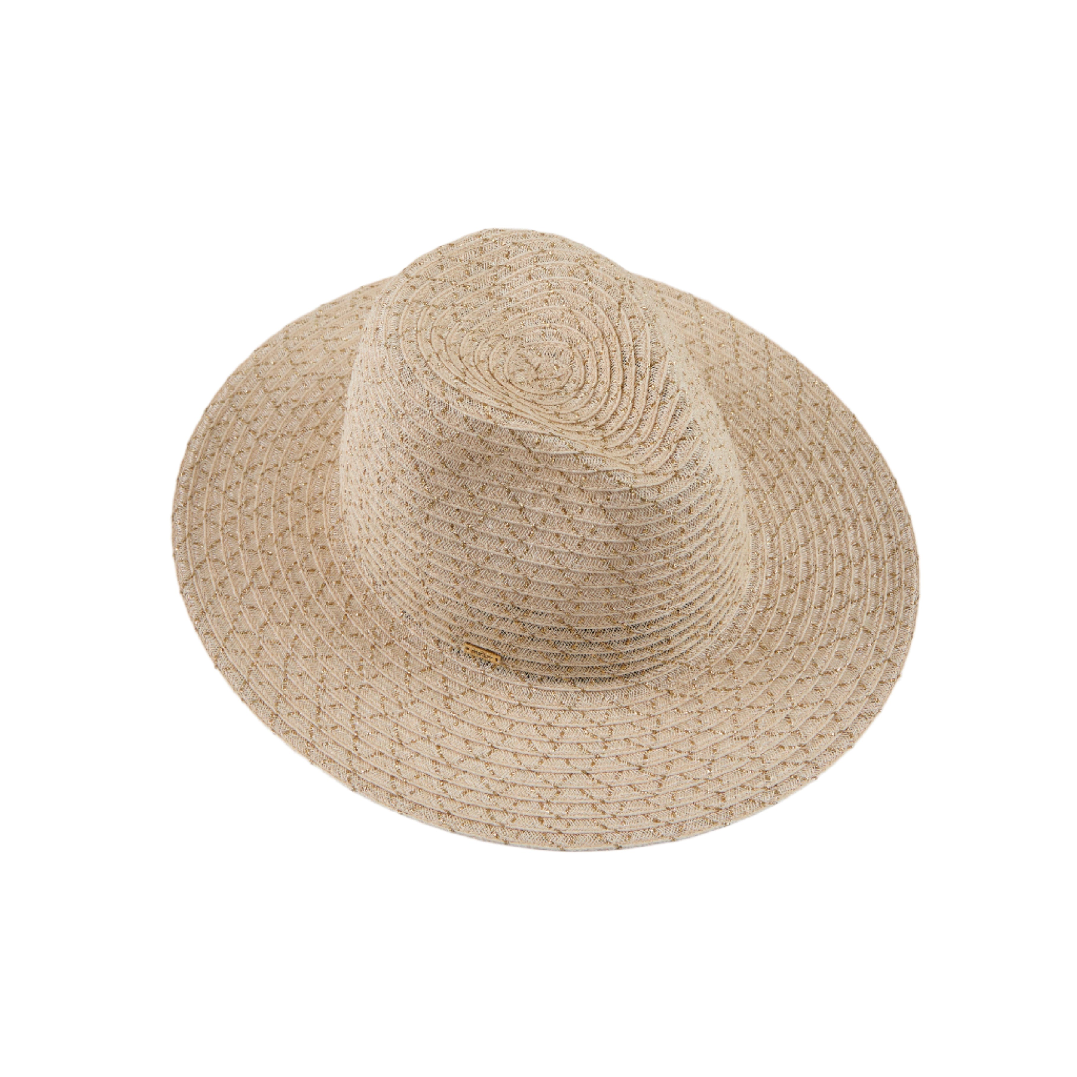 Courtney Vented Hemp Packable Fedora