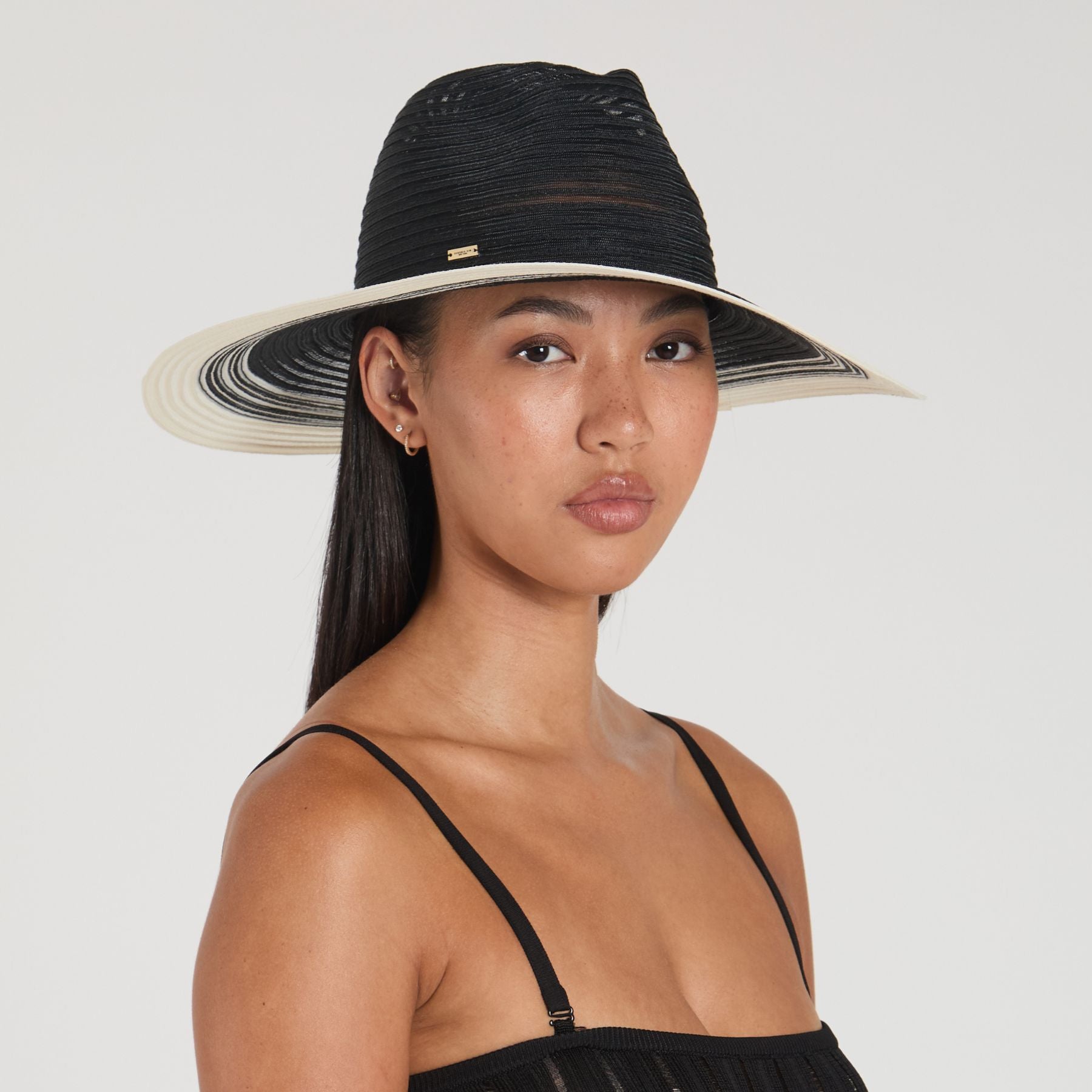 Emmanuelle Horsehair Packable Fedora