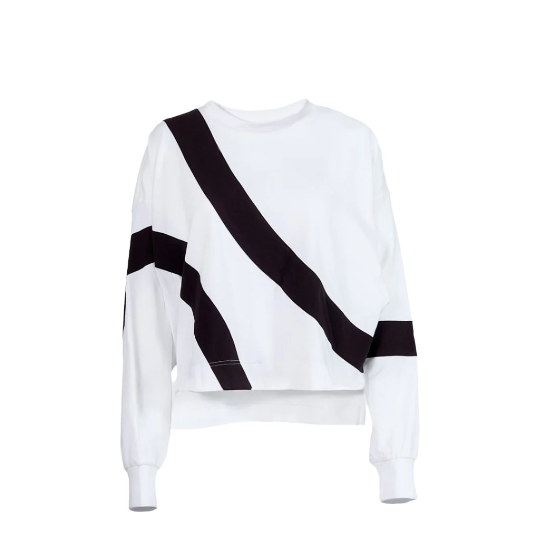 Jessica Long Sleeve Crop Top Front