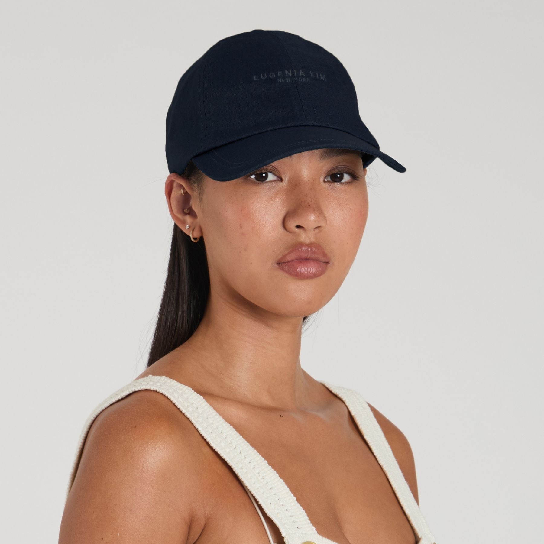 Lo Linen Baseball Cap