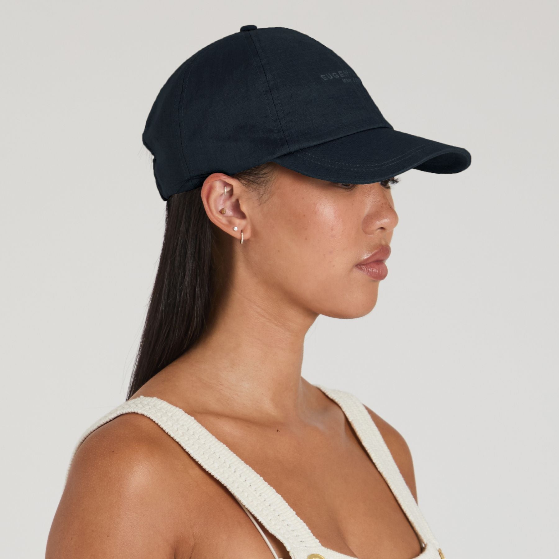 Lo Linen Baseball Cap