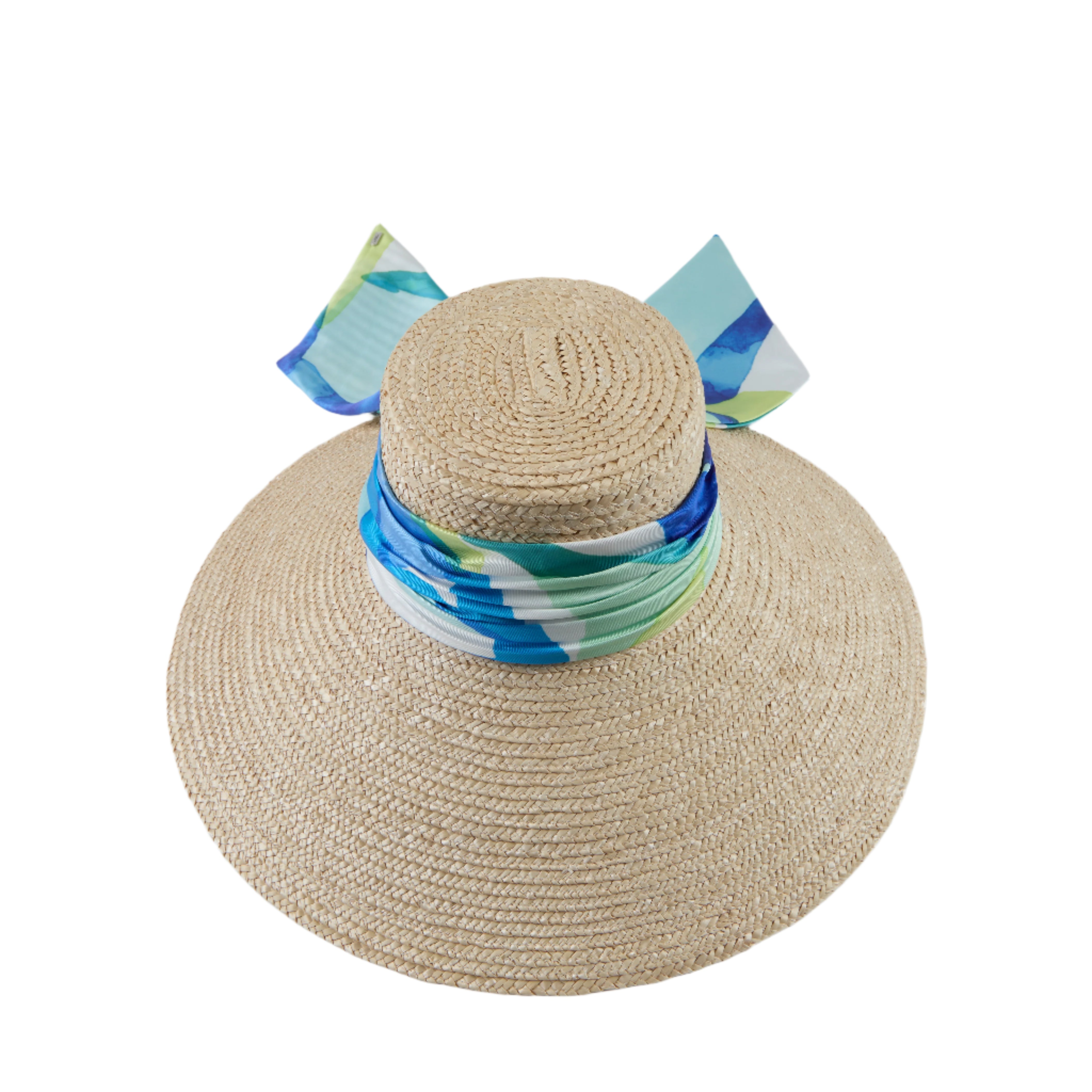 Mirabel Straw Wide-Brim Sunhat