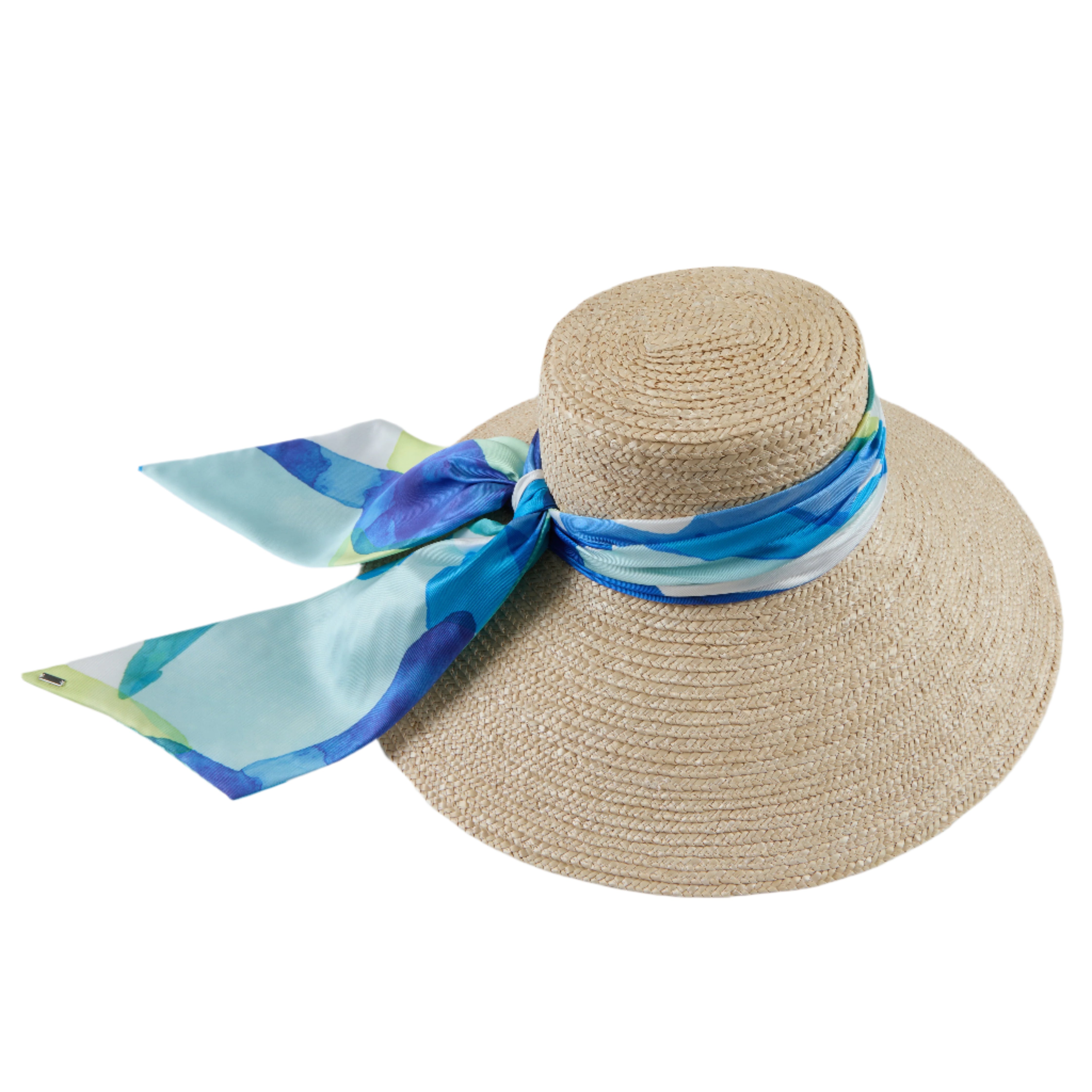 Mirabel Straw Wide-Brim Sunhat