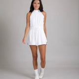 Leylah Mock-Neck Romper