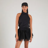 Sofia Mock-Neck Tennis Top