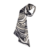 Cassidy Scarf in Black/Beige