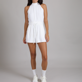 Leylah Mock-Neck Romper