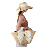 Carlotta Natural Straw Tote