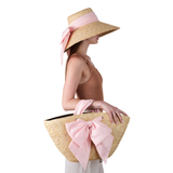 Carlotta Natural Straw Tote