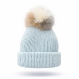 Maddox Ice Blue Fox Pom