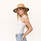 Courtney Straw Braid Fedora