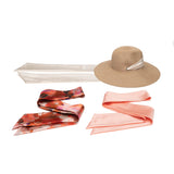 Cream Satin Scarf - Eugenia Kim