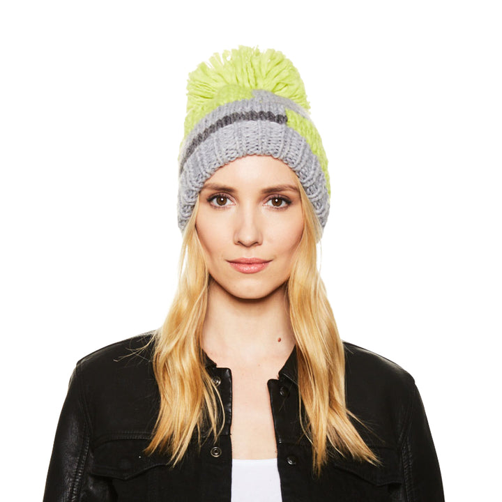 Brady in Light Gray/Gray/Neon Yellow - Eugenia Kim