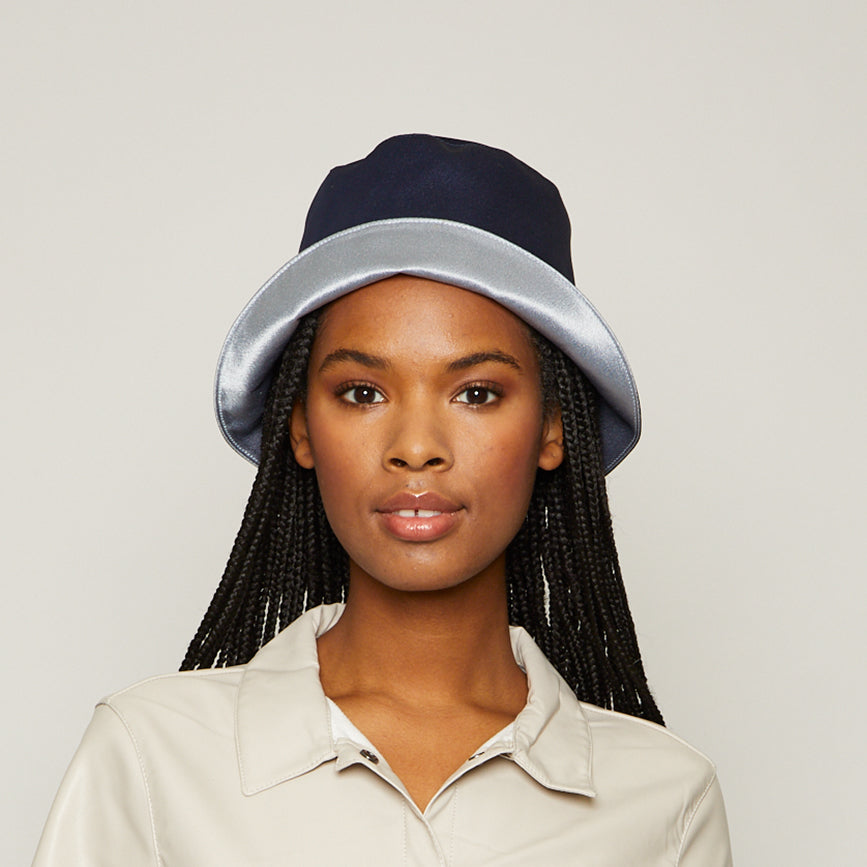 Charlie in Slate Blue/Navy - Eugenia Kim