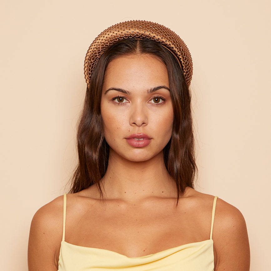 Cora in Camel/Gold - Eugenia Kim