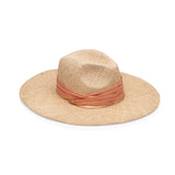 Flat shot of Emmanuelle fedora on white background