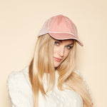 Eugenia Kim Emory in blush pink side view model shot