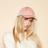 Eugenia Kim Emory in blush pink side view model shot