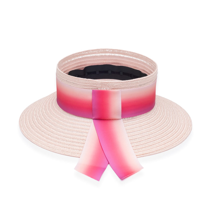 Image base shot of Kayla visor in pink ombre. 