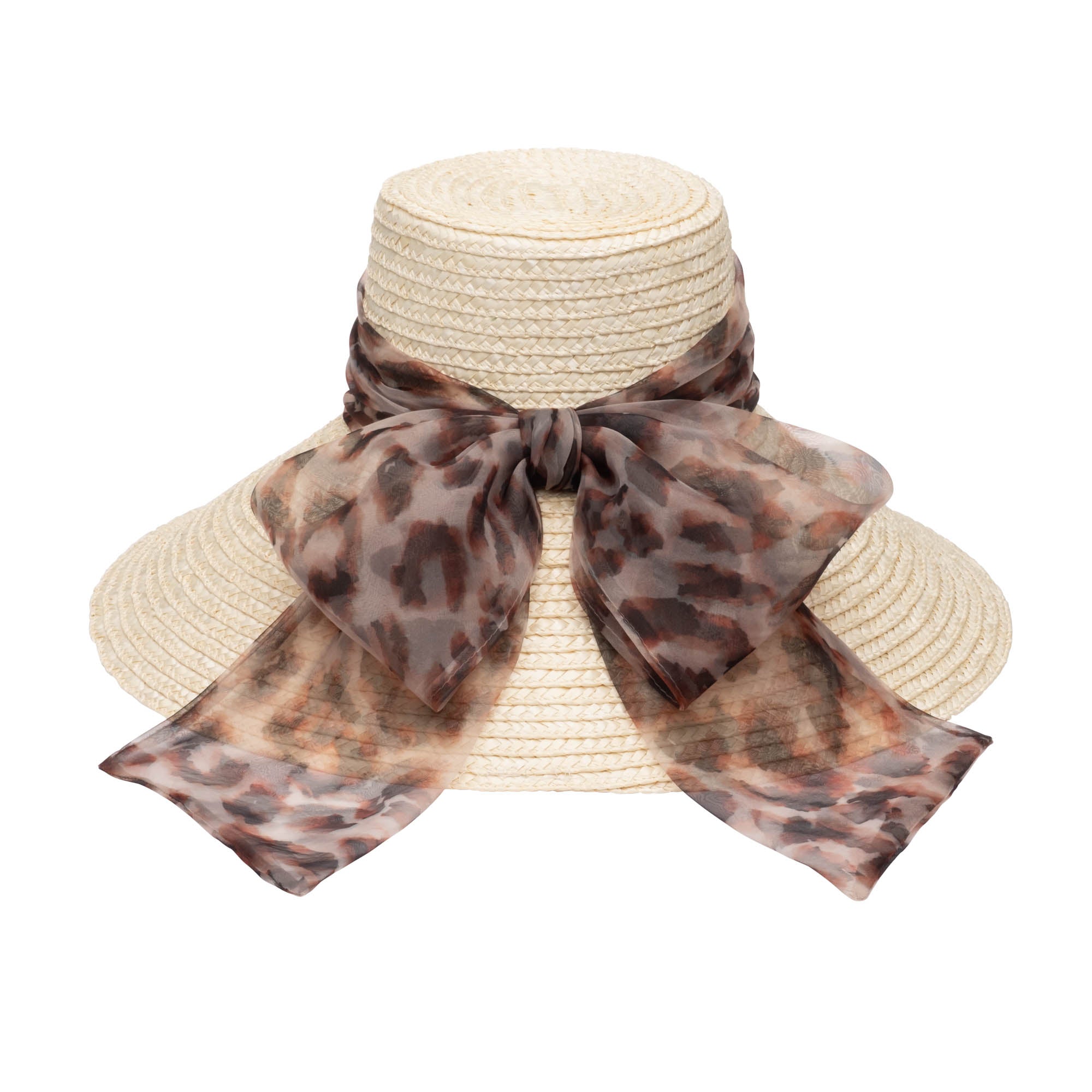 Mirabel in Beige with Leopard Bow - Eugenia Kim