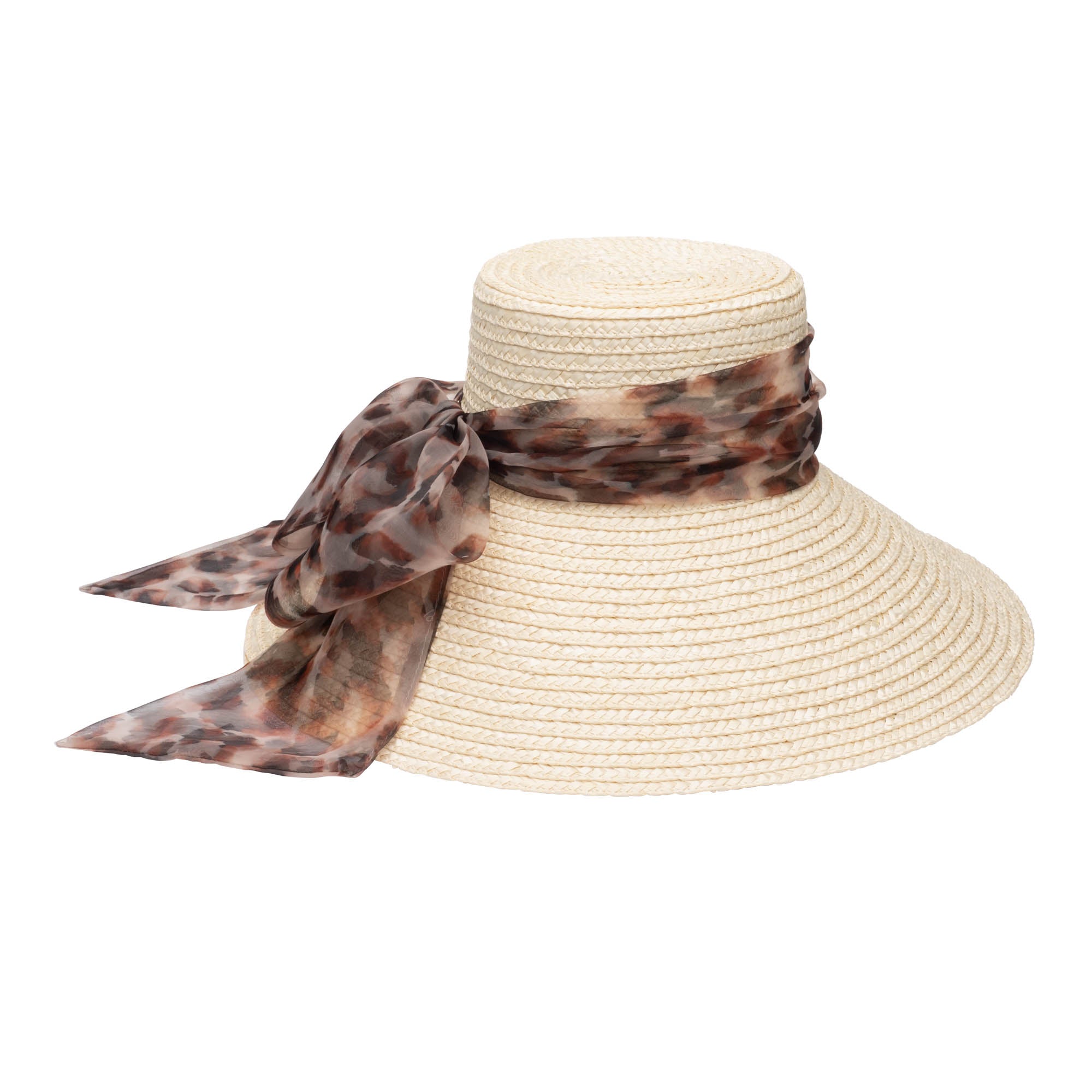 Mirabel in Beige with Leopard Bow - Eugenia Kim