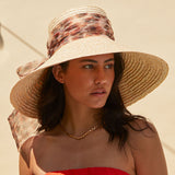 Mirabel in Beige with Leopard Bow - Eugenia Kim