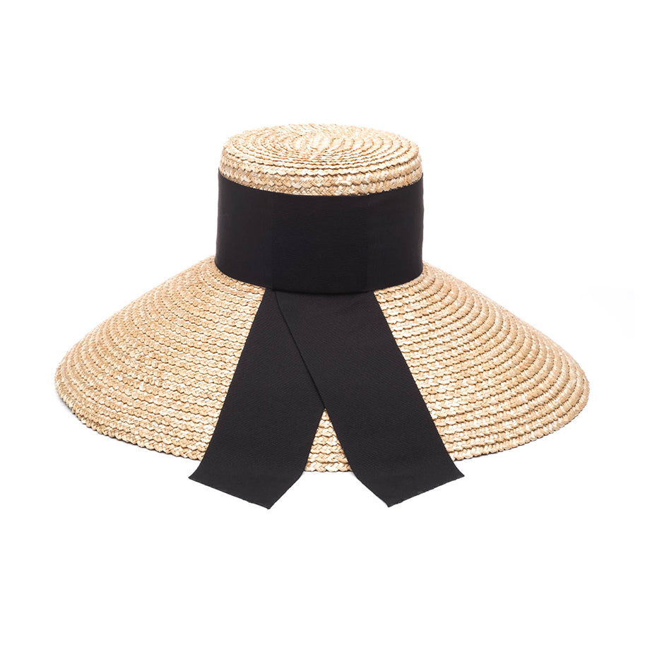 Eugenia Kim Mirabel sunhat in natural back view product shot