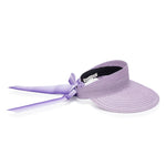 Flat shot of Ricky visor in lavender. 